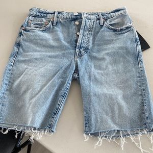 Mother denim shorts. NWT